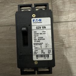 Eaton 200 Amp MAIN CIRCUIT BREAKER CCV2200