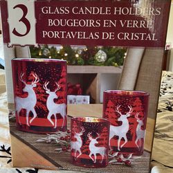 Glass Candle Holders