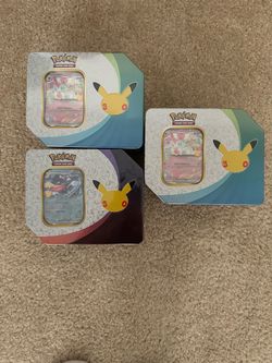 Pokémon 30th celebration Tins 3 available
