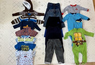 OshKosh, Puma, Adidas, Carter’s 12 Month Boy Lot