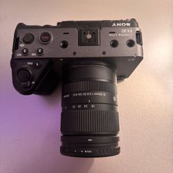 Sony FX30 With Sigma 18-50mm 