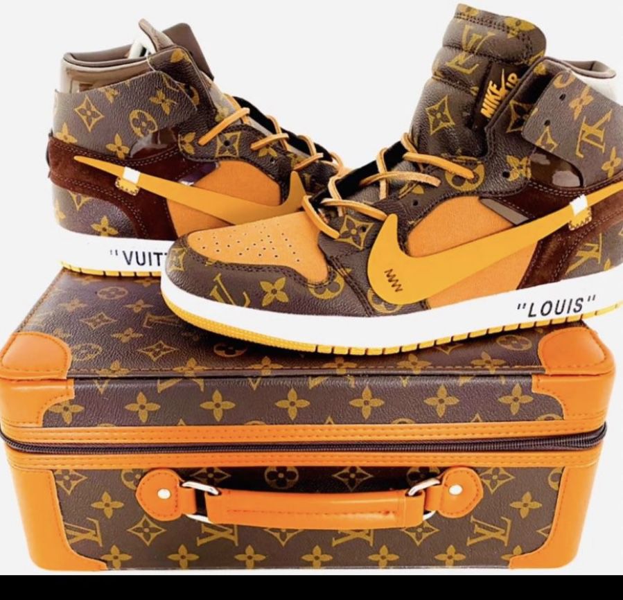 Authentic LV X Jordan 1 X OFF WHITE(with suitcase)