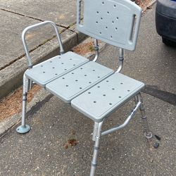 Transfer chair or shower chair price 30$. Pick up in. E.  Side Tacoma