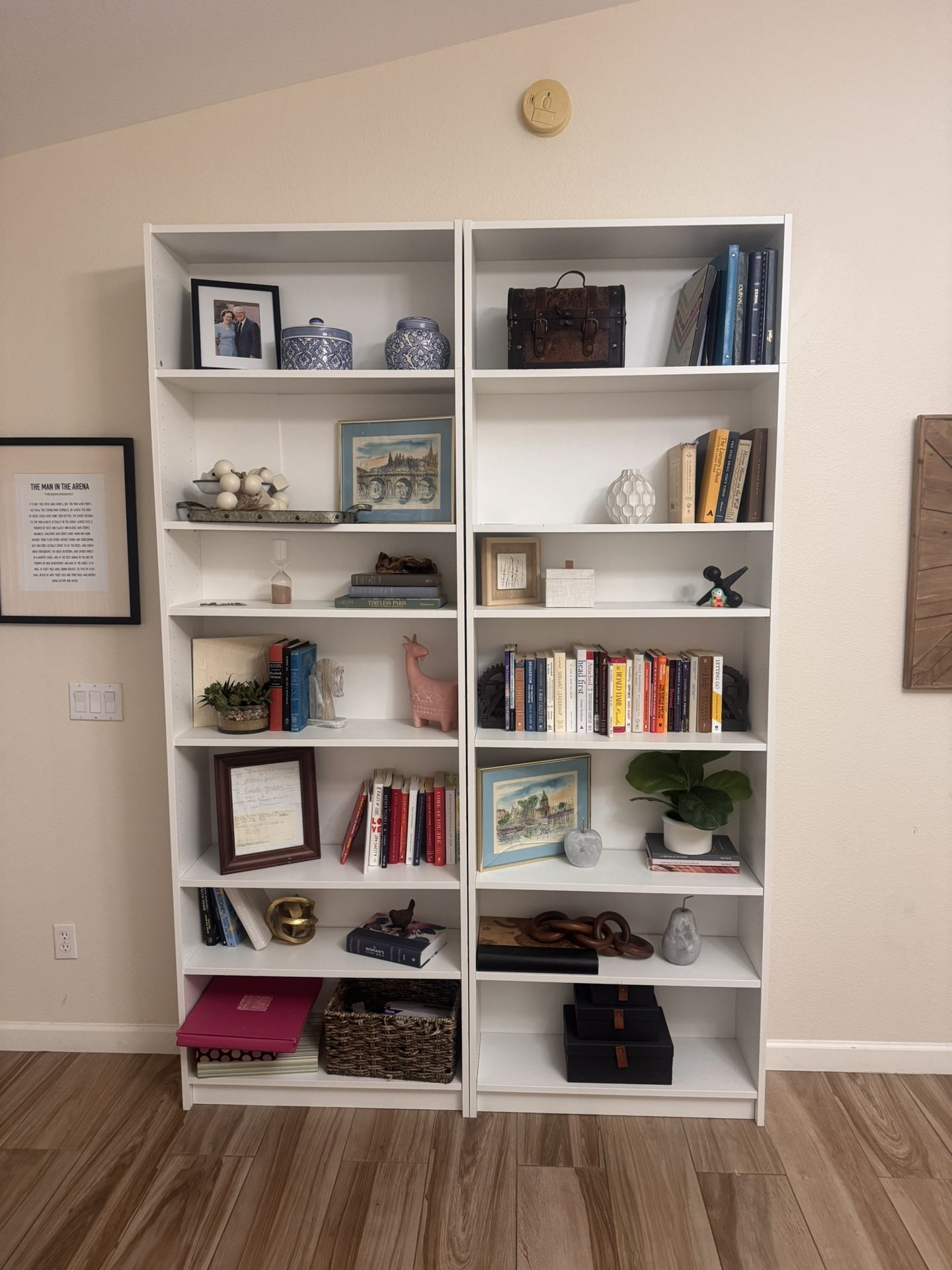 4 IKEA BILLY BOOKCASES