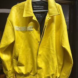 The Archangel Men's Yellow Bomber Jacket