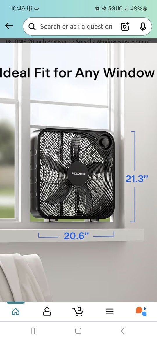 20" Box Fan (Unopened)