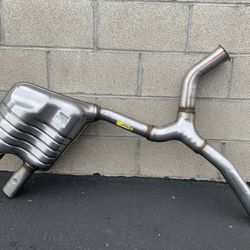 2015-2018 MERCEDES C300 W205 2.0L EXHAUST SYSTEM REAR LEFT SIDE MUFFLER OEM