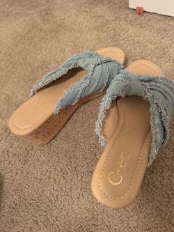 Comfort Est. 1946 Denim Slide Sandals