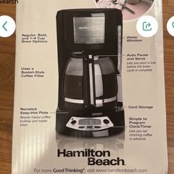 Bran New Box Hamilton Beach 12 Cup Coffee Maker 