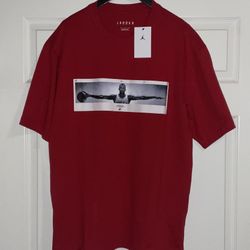 Air Michael Jordan Wings T-Shirt - Red - Adult Mens - Size Large New with Tags 100% authentic 