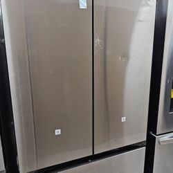 Samsung Bespoke 24 Cu Ft Counter Depth 4 Door French Door Refrigerator 