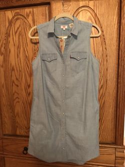 NEW - Women's Levi's® Western Jean Shirtdress