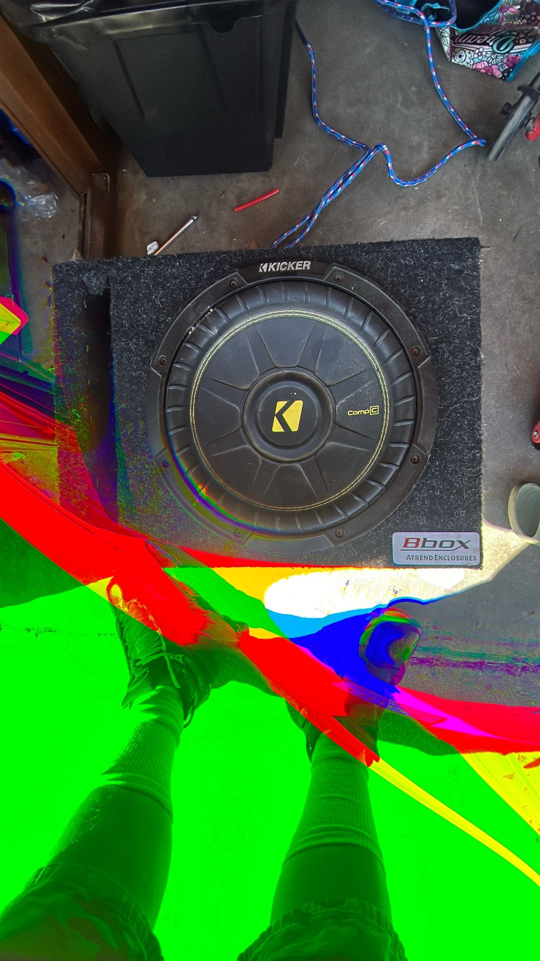 12 Inch Kicker Speaker 900w Amp 500k 20 K Capacitor