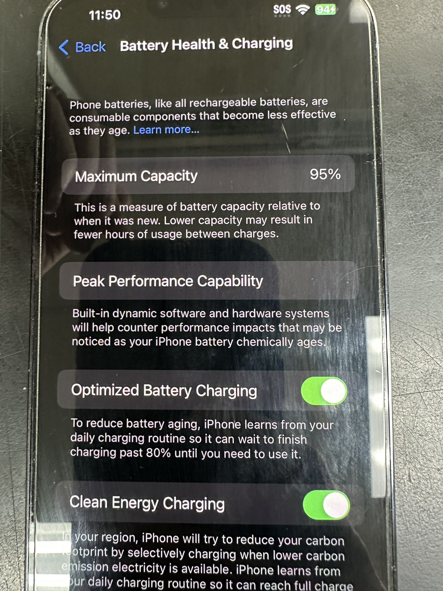 Apple iPhone 13 Pro Max 256gb 95% Battery 