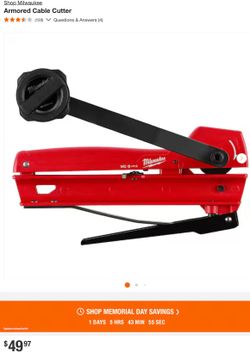 Milwaukee Armored Cable Cutter