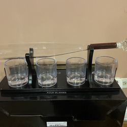 Baseball Decanter Set 