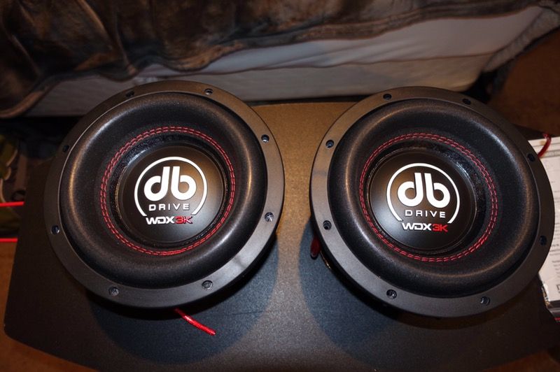 DB DRIVE WDX8 3K WDX 3K 8 Inch Competition Series Subwoofers 4OHMS 600 Watts RMS