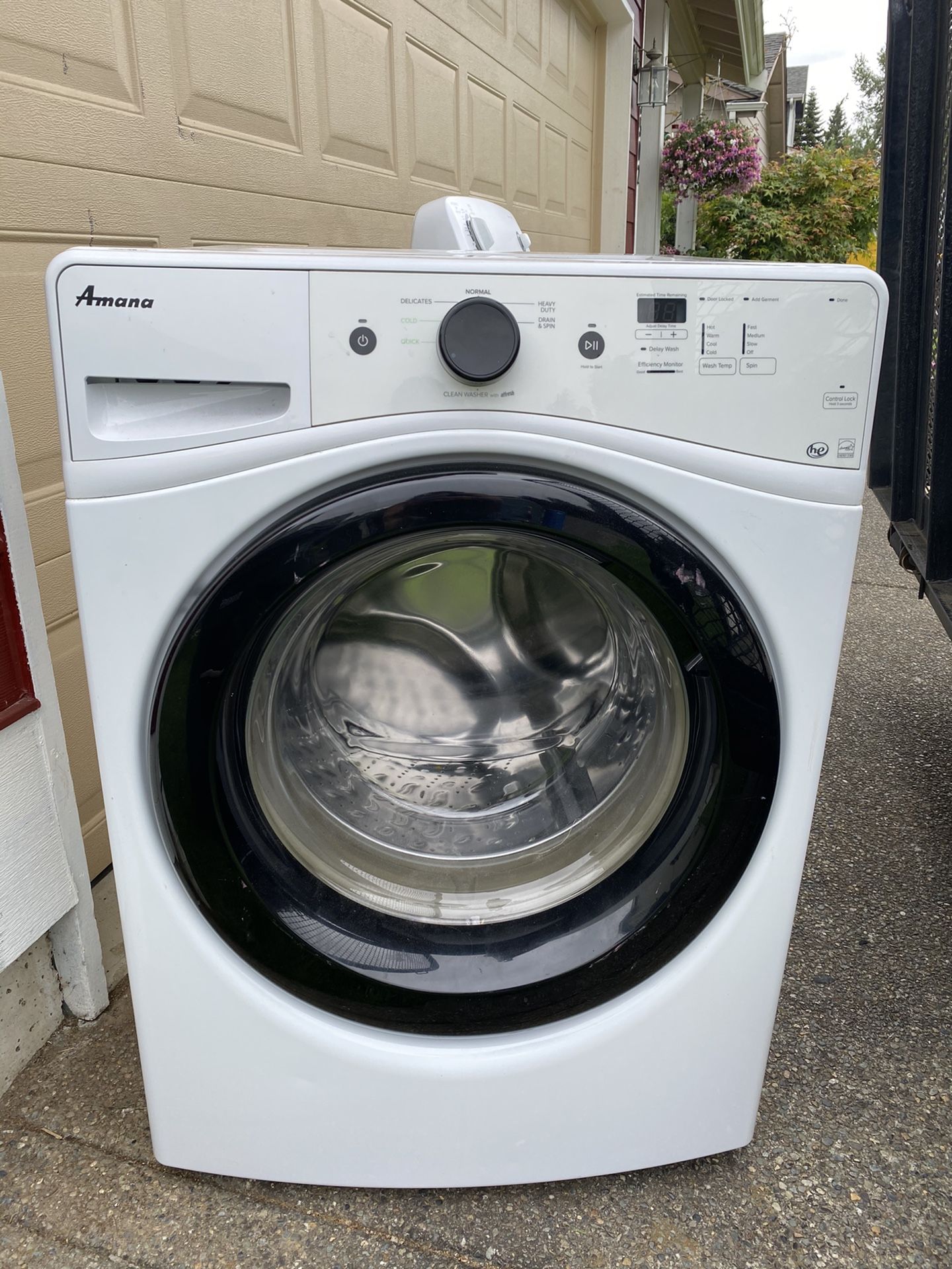 Free Amana front load washer and dryer