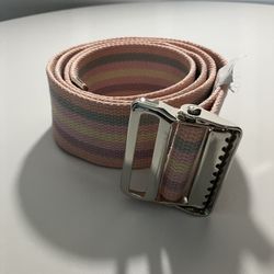 PINK STRIPED PATIENT TRANSFER BELT 