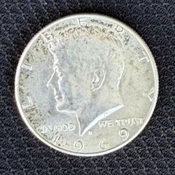 Half Dollar 1969  Plate90%