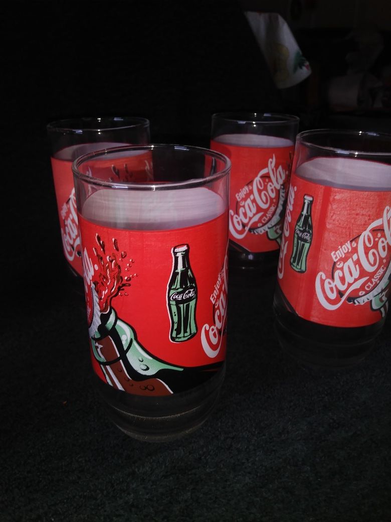 Coca-Cola Glasses Set of 6