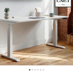 Branch Standing/Sitting desk - White - 60”