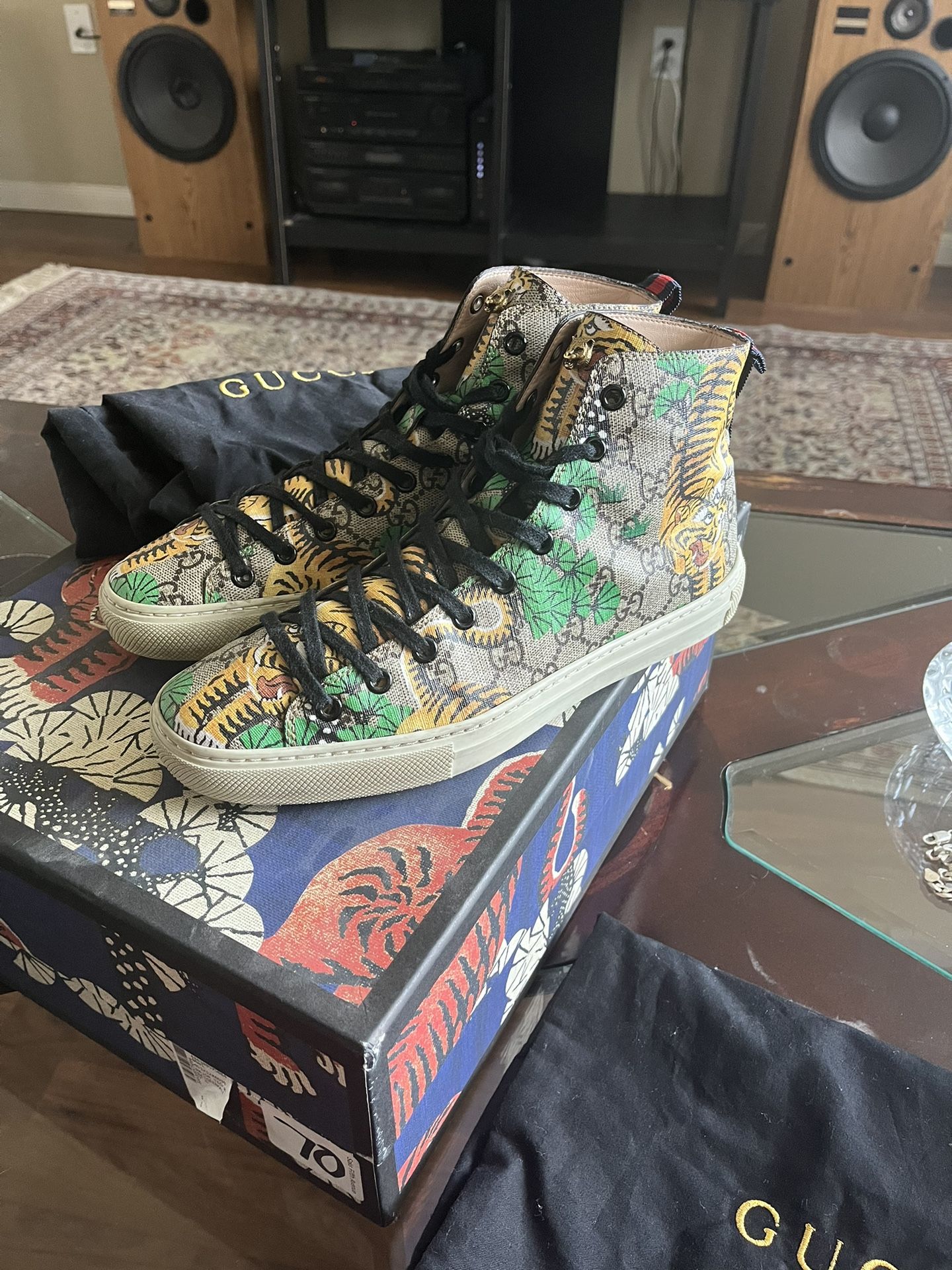 Gucci Tiger High Top Sneaker