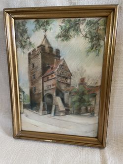 Vintage Original Sketch Wall Art 