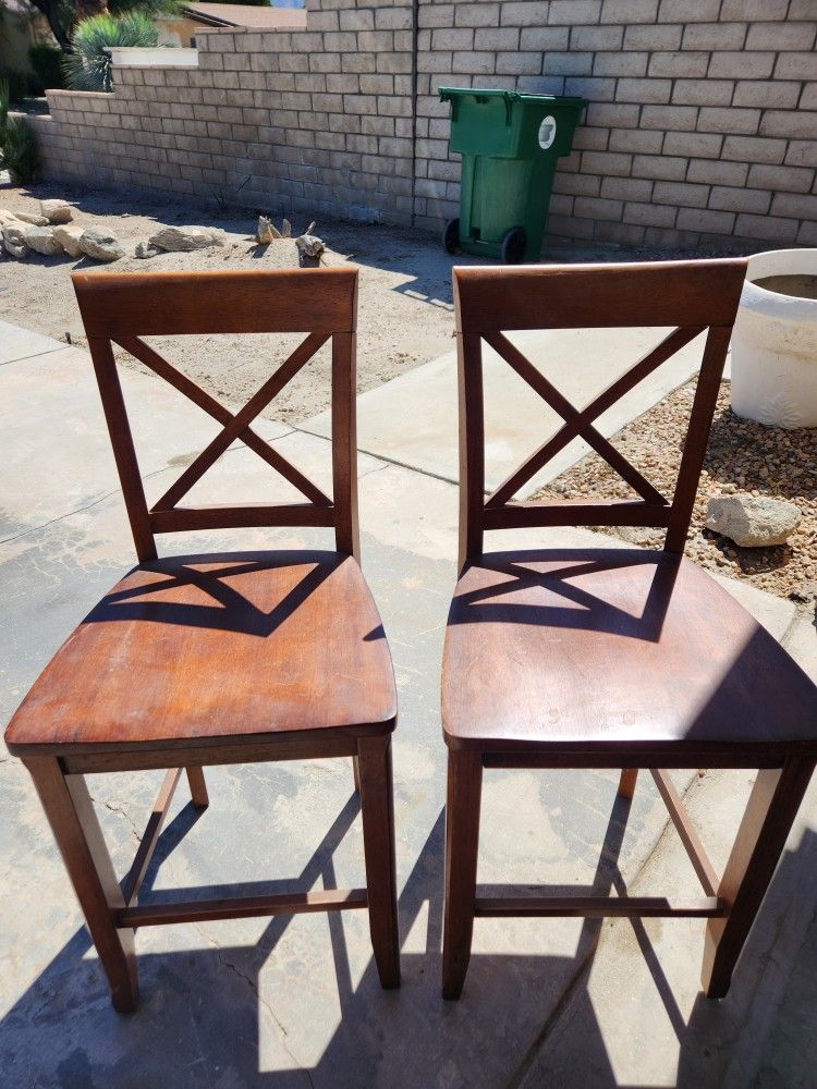 2 Bar Top Chairs
