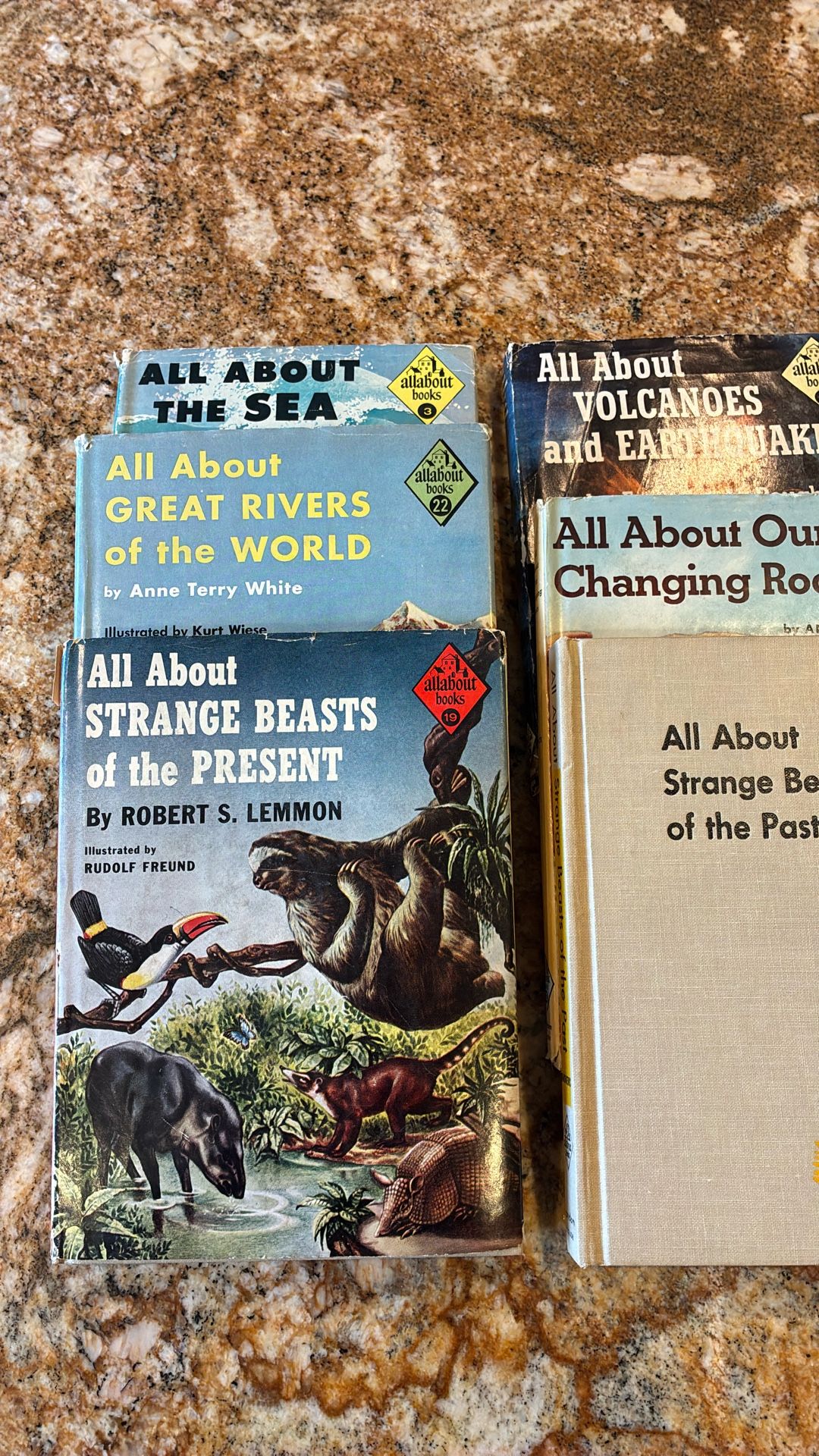 Vintage All About Children’s Science Books