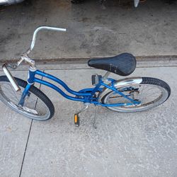 Used Early Midget Schwinn Bike Blue Girl 16" Small Size OG Condition Patina 