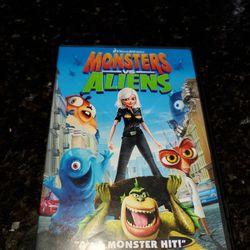 Monsters VS Aliens DVD