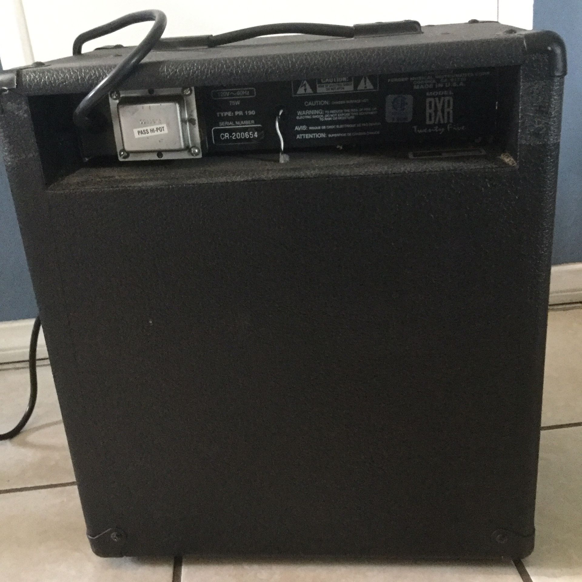 Fender BXR25 Bass Guitar Combo Amp Amplifier Electric for Sale in