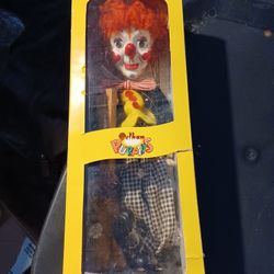 Vintage Clown Marionette 