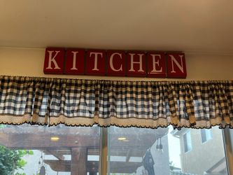 Steel light weight Kitchen sign