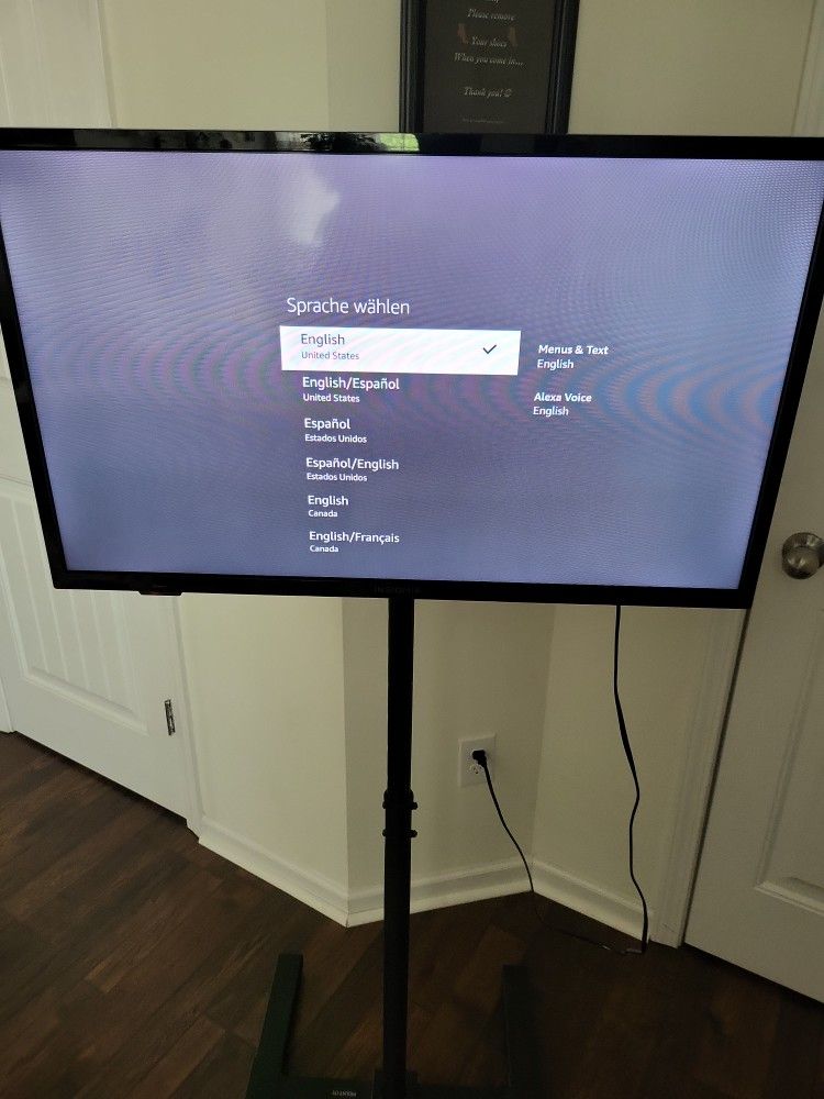 32 HD TV With Stand
