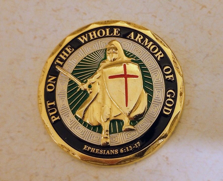 NEW "WHOLE ARMOR OF GOD" COMMEMORATIVE COIN