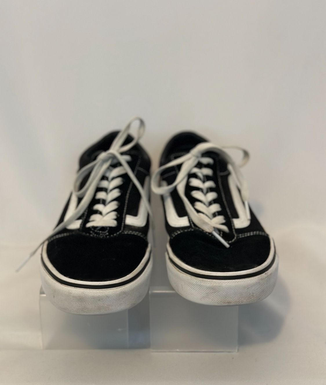 Vans Old Skool Black/White Suede Skate Sneakers Men’s Size 8.5