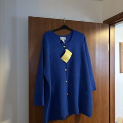 Linea By Louis Dell’Olio  Long Sleeve Cardigan Sweater 3XL