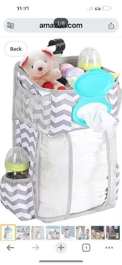 Brand new in box Hanging Diaper Caddy Organizer Stacker - Hanging Diaper Organizer for Changing Table and Crib, Diaper Stacker and Crib Organizer | Ha