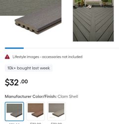 Trex Deck Composite Clam Shell