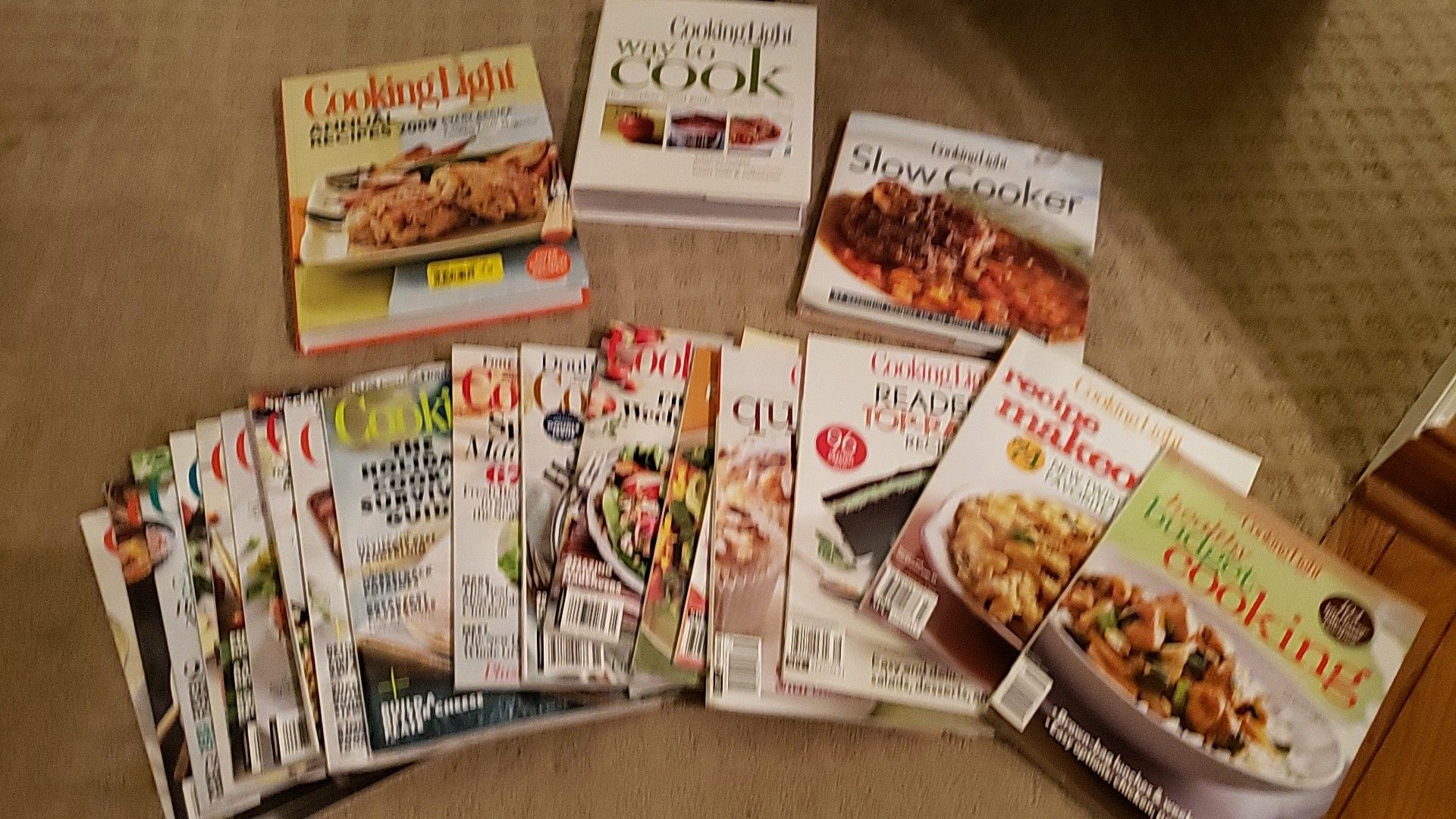 Cooking Light Books/Magazines Bundle