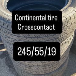 245/55/19  Continental Crosscontact 