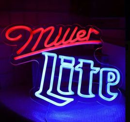 Miller Light Beer Neon Sign 