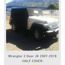 Rain Cover For 2 Door Jeep.