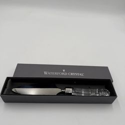 NIB Waterford Crystal Handle Lismore Wedding Cake/Pie Knife 11”