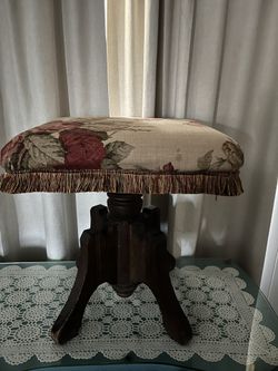 Vintage Piano Stool Bench