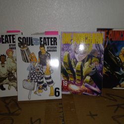 Soul Eater and One Punch Man Mangas