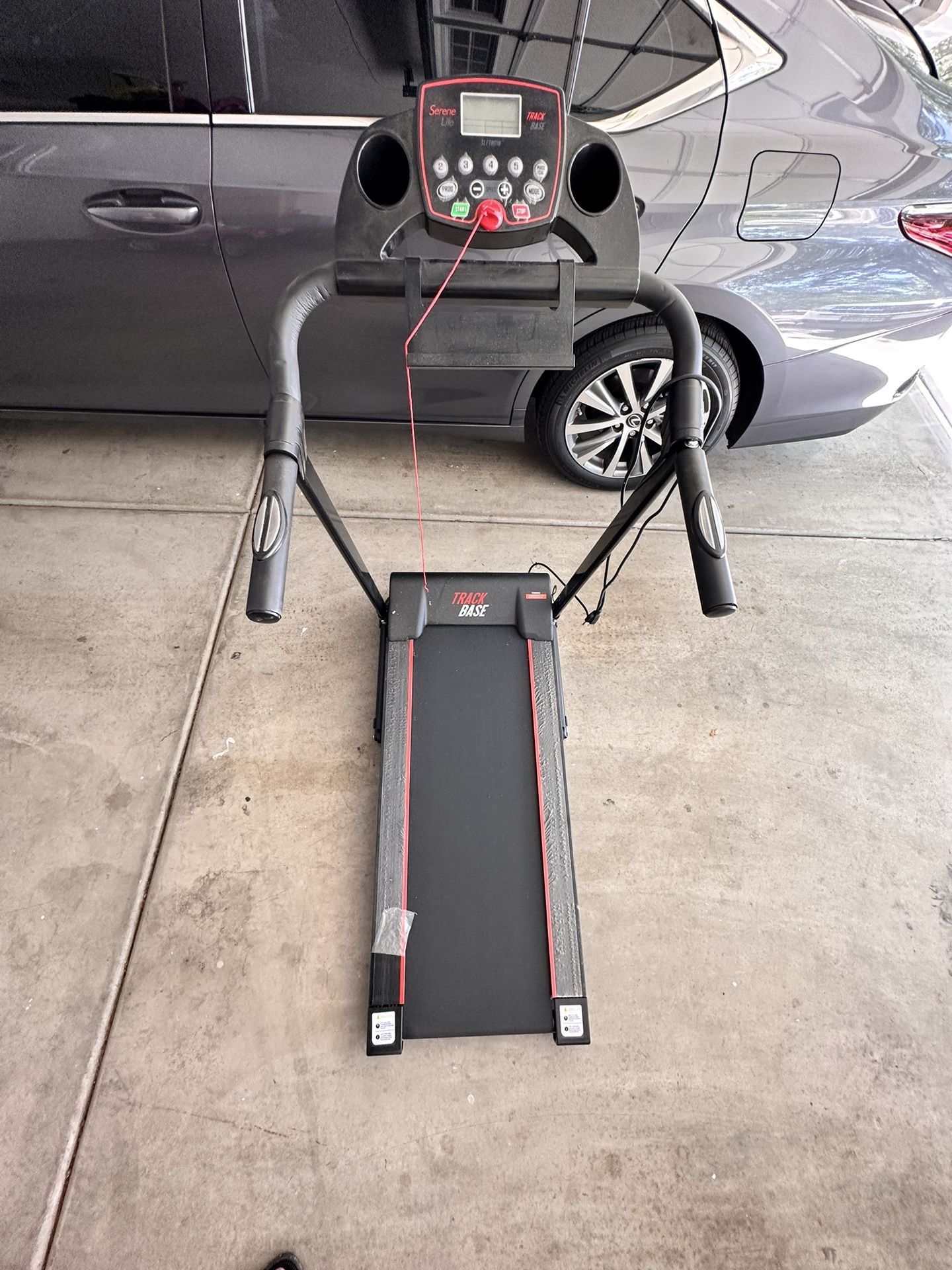 Serene Life Thread-mill Track Base Smart Digital Threadmill With Downloadable App Features