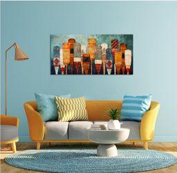 Coastal Canvas Wall Art 24"x48" - Brand New in Box